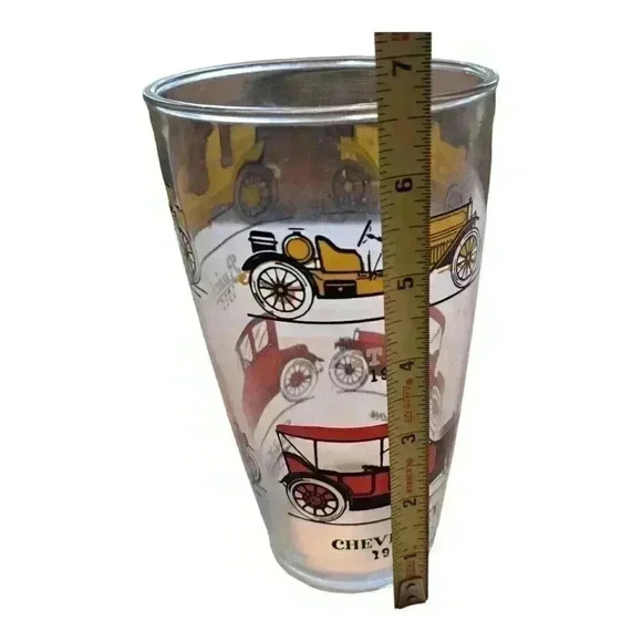 Vintage Hazel Atlas Cocktail Drink Shaker Mixer  Antique Car Design - Picture 3 of 7